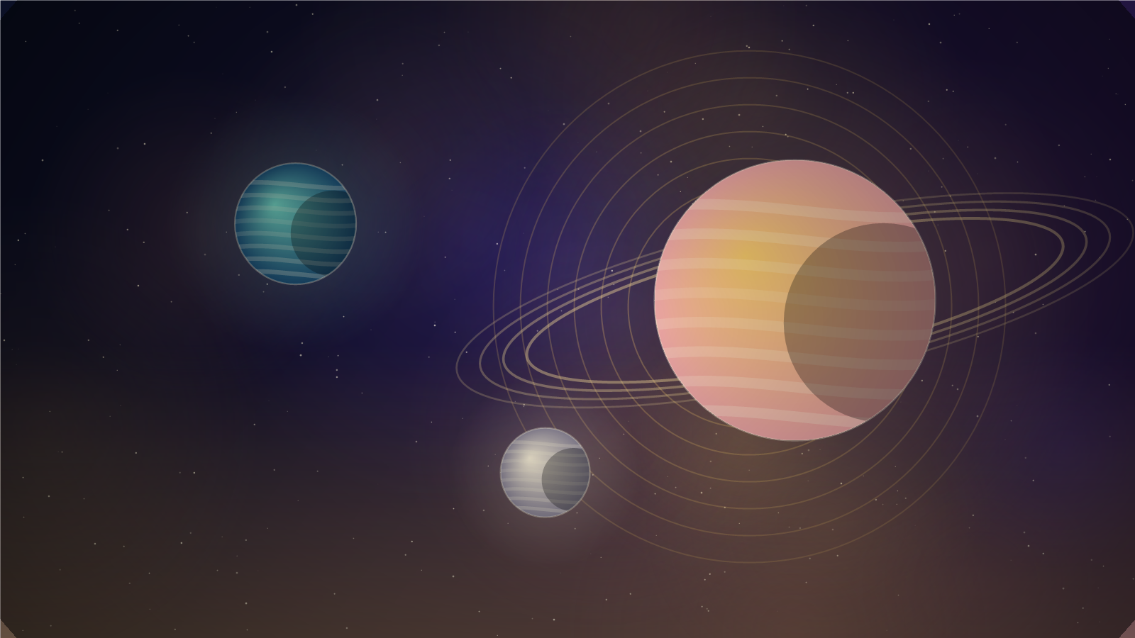 Planets and universe astrology artwork
